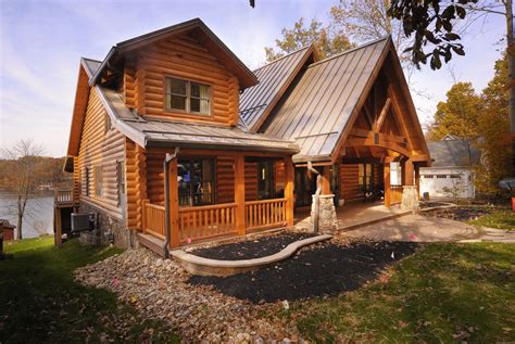 metal roof on log house|traditional log cabin roof.